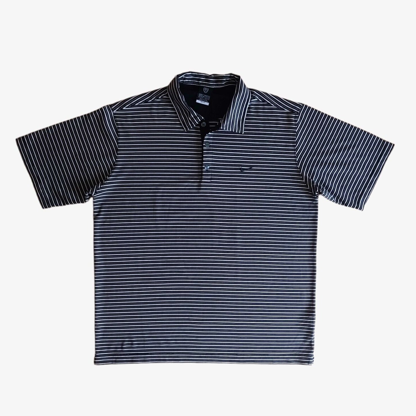 Vintage Y2K Nike Golf Monochrome Polo Shirt - Casspios Dream