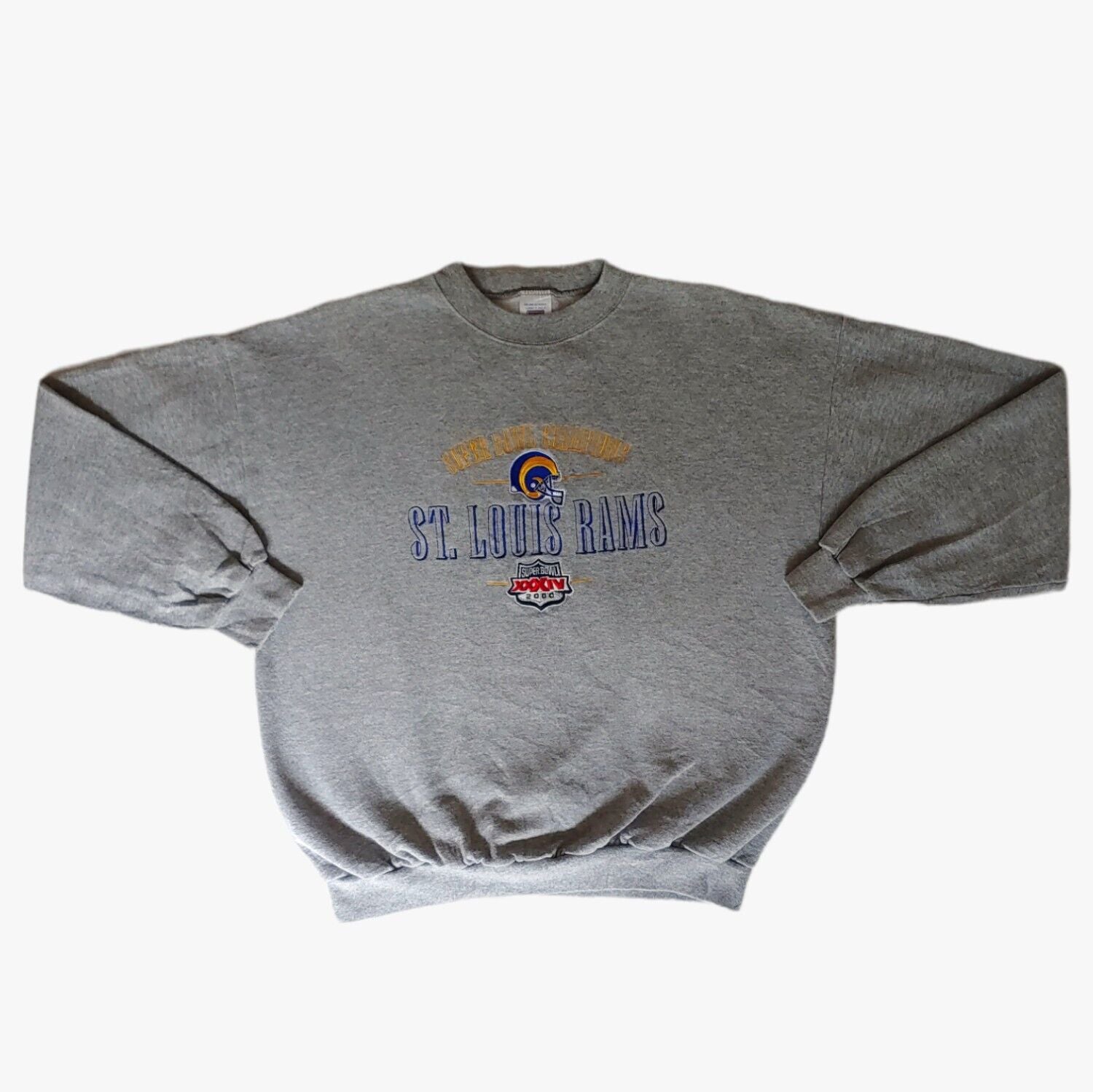 Vintage Y2K St Louis Rams NFL Super Bowl 2000 Crewneck Sweatshirt - Casspios Dream